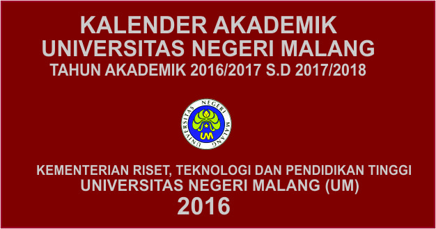 Kalender Akademik 2016/2017 s.d 2017/2018