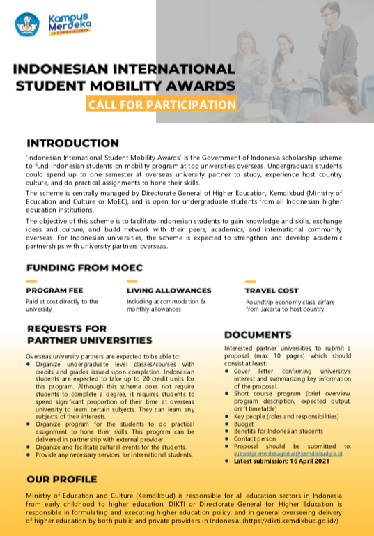 Indonesian International Mobility Award (IISMA)