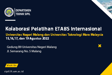 Kolaborasi Pelatihan ETABS Internasional Departemen Teknik Sipil UM dan Universitas Teknologi Mara Malaysia