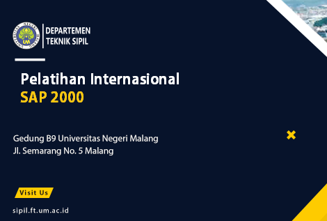 International SAP2000 Course organised by Universitas Negeri Malang and Universiti Tun Hussein Onn