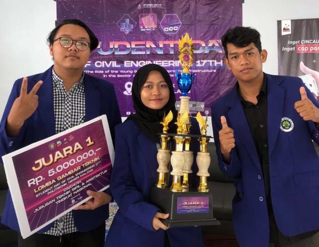 Juara 1 Lomba Gambar Teknik Politeknik Negeri Malang 2022