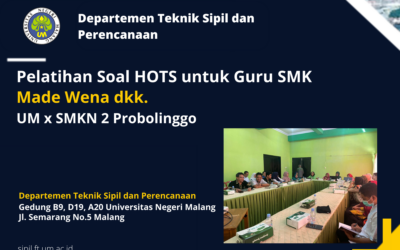 Evaluasi dan pengembangan kemampuan guru muda dan non kependidikan dalam menyusun soal multiple choice HOTS berbasis digital di SMKN2 Probolinggo