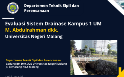 Meningkatkan Ketahanan Lingkungan Melalui Evaluasi Sistem Drainase di Kampus 1 Universitas Malang