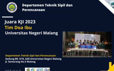 Tim Doa Ibu UM Juara 1 Kompetisi Jembatan Indonesia 2023